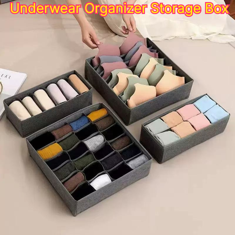 Sock Organizer Tray - Sports Bra Underwear Organizer Storage Box