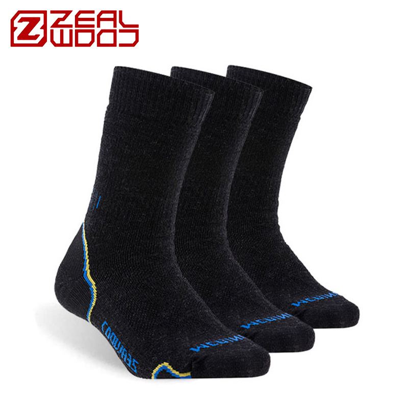Wool Hiking Sock - ZEALWOOD Hiking Trekking Men's Women's Thick