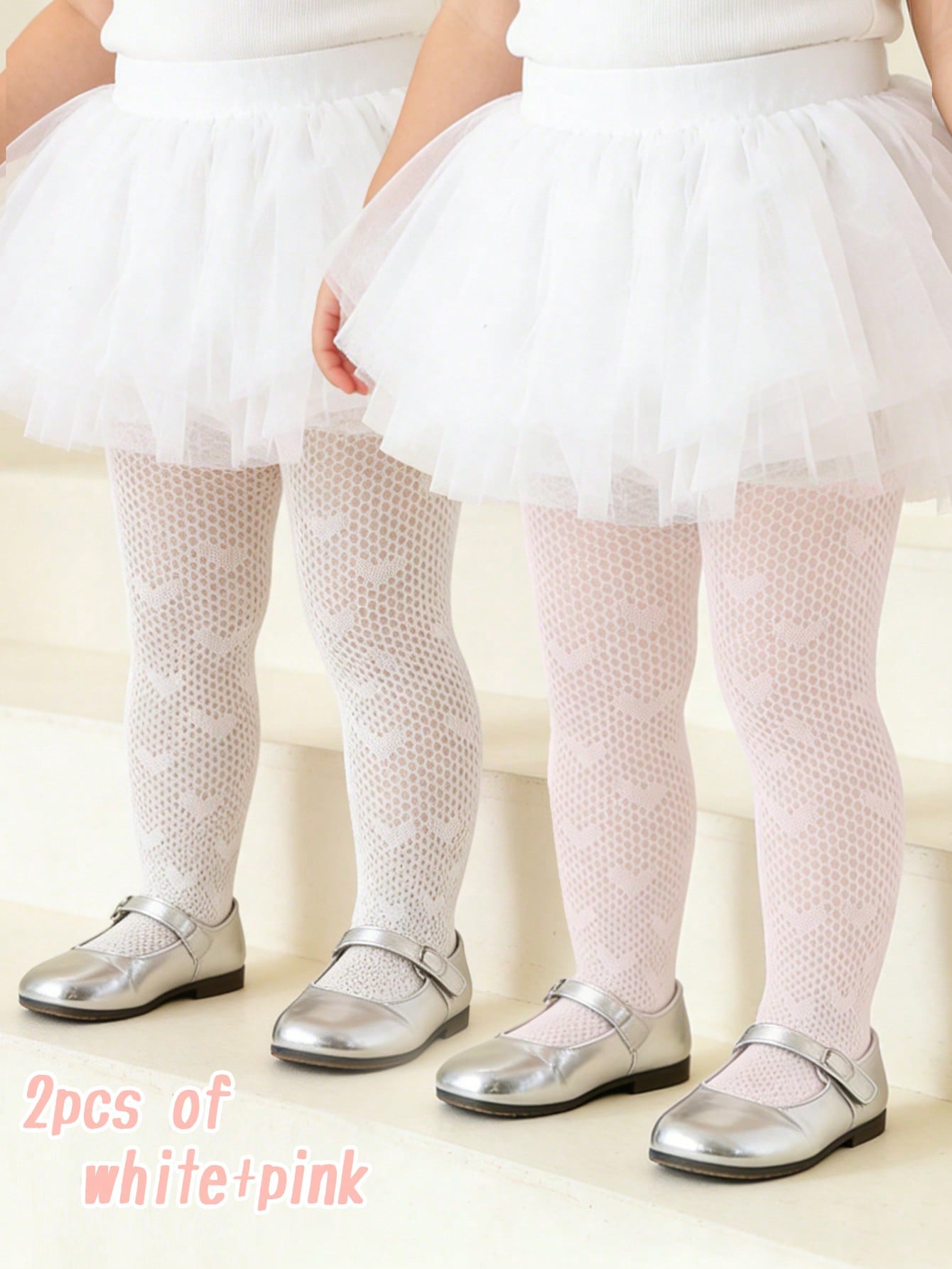 Tights Pantyhose Sheer - 2Pcs Toddler Girls Heart Pattern Fishnet