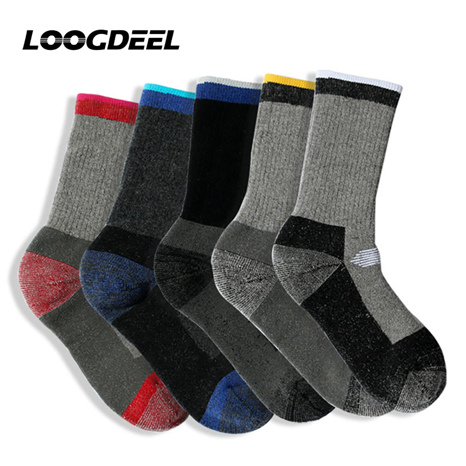 Wool Hiking Sock - Loogdeel 1PairMerino Wool Thermal Socks For