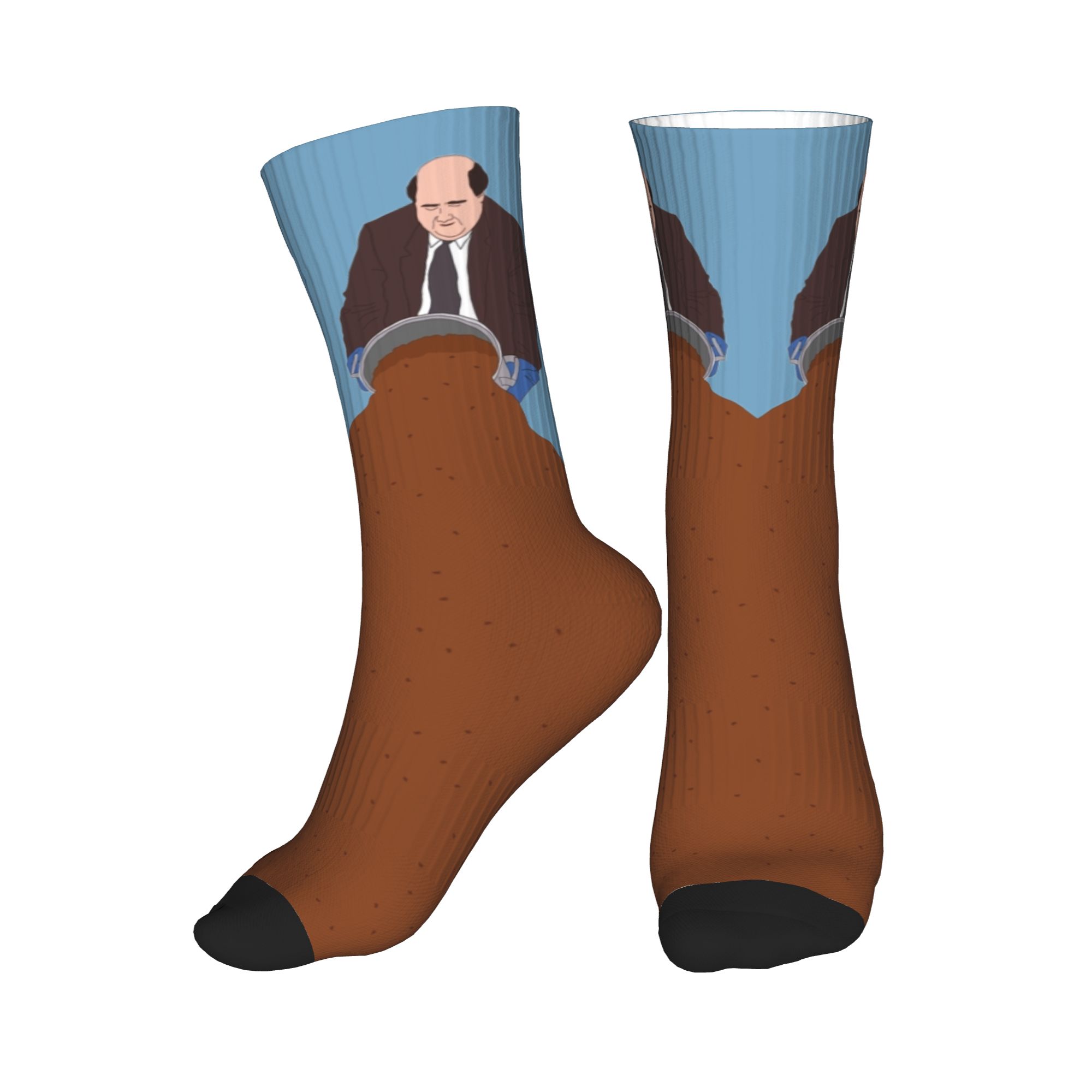 Dress Sock Men - TV Show The Office Kevin's Famous