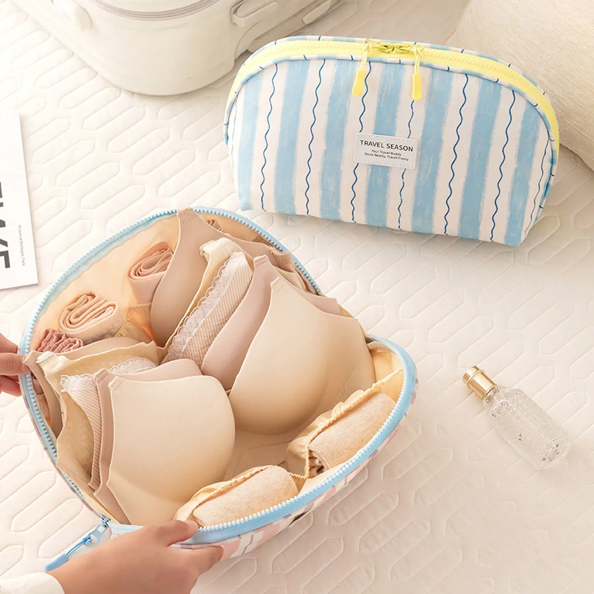 Sock Organizer Tray - Underwear Storage Bag Portable Multi-purpose Travel