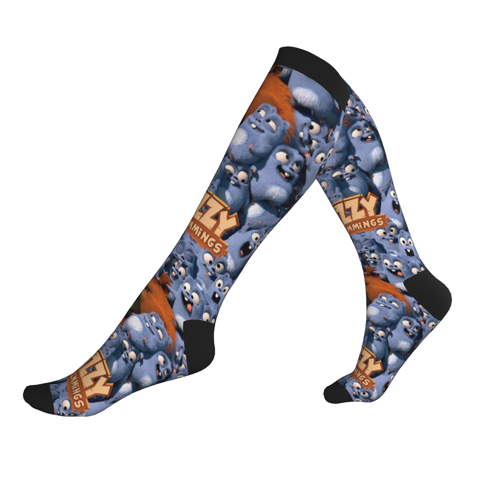 No Show Sock Women - Grizzy And The Lemmings Cartoon Characters