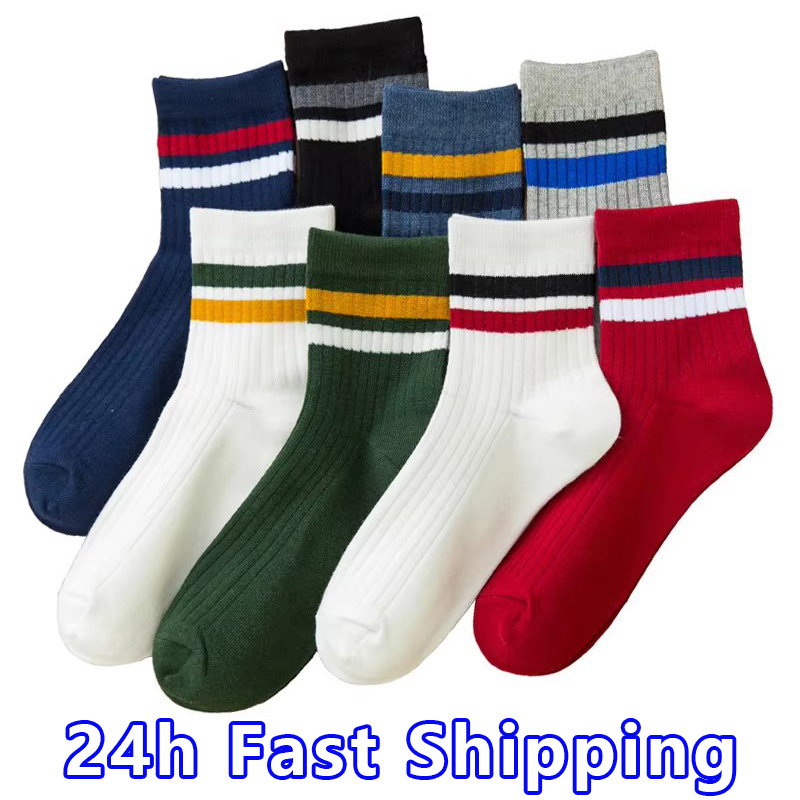 Cotton Crew Sock Pack - 3 Cặp/gói Cotton Tất Nam Thời