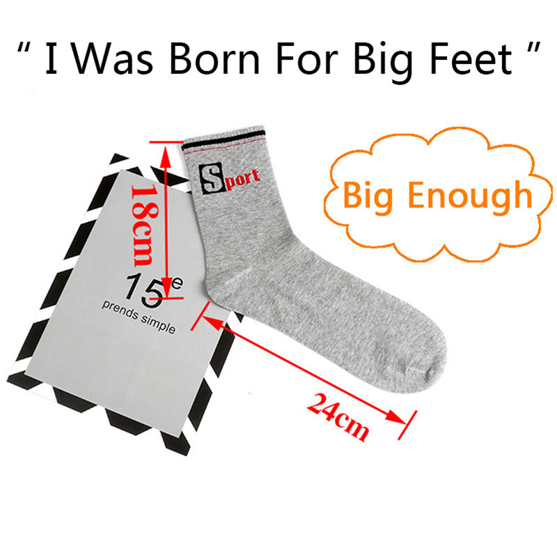 3 Pairs/Pack Big Large Socks E - đánh giá và giá Cotton Crew Sock Pack