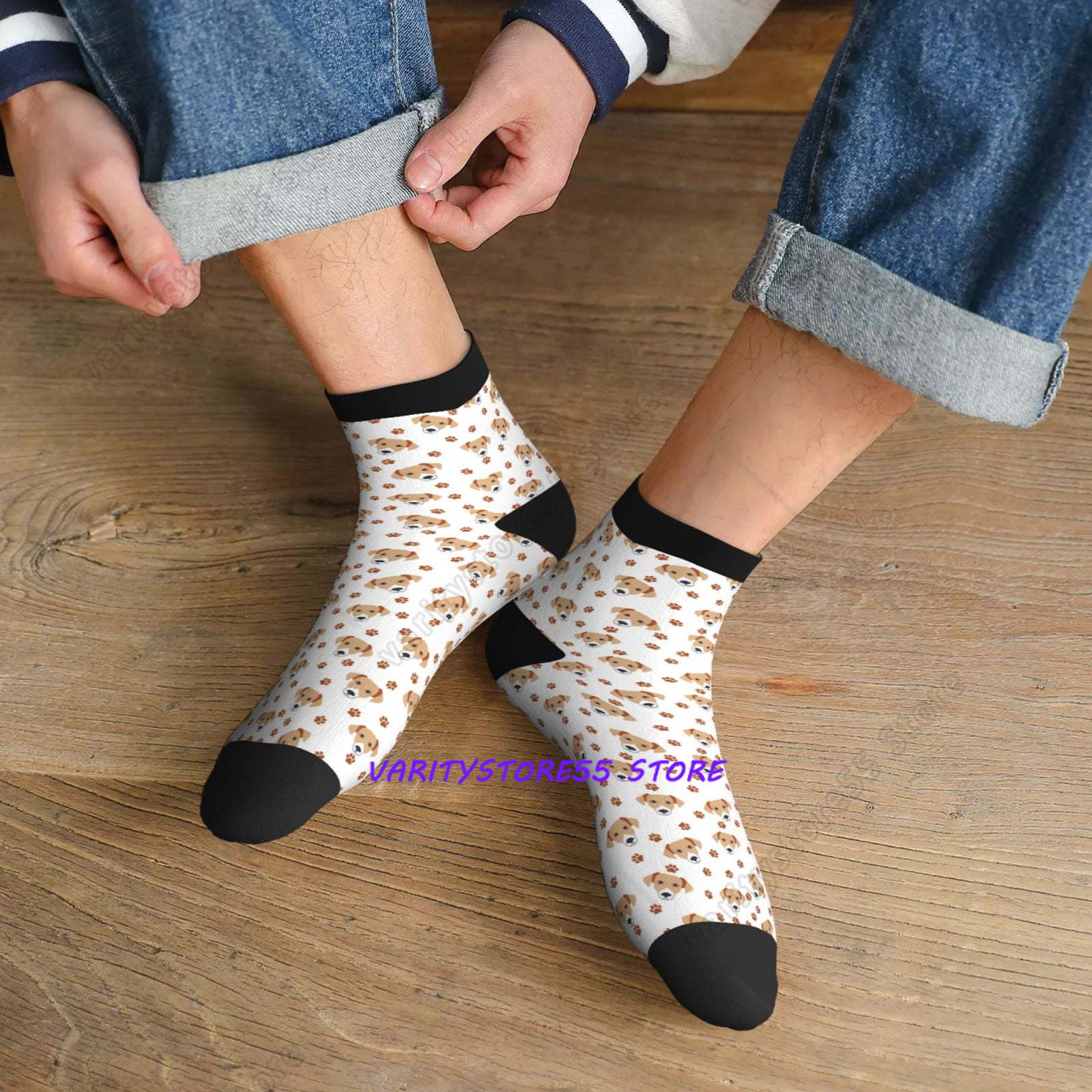 Labrador Retriever Dog Pattern - đánh giá và giá Athletic Sock Cushion