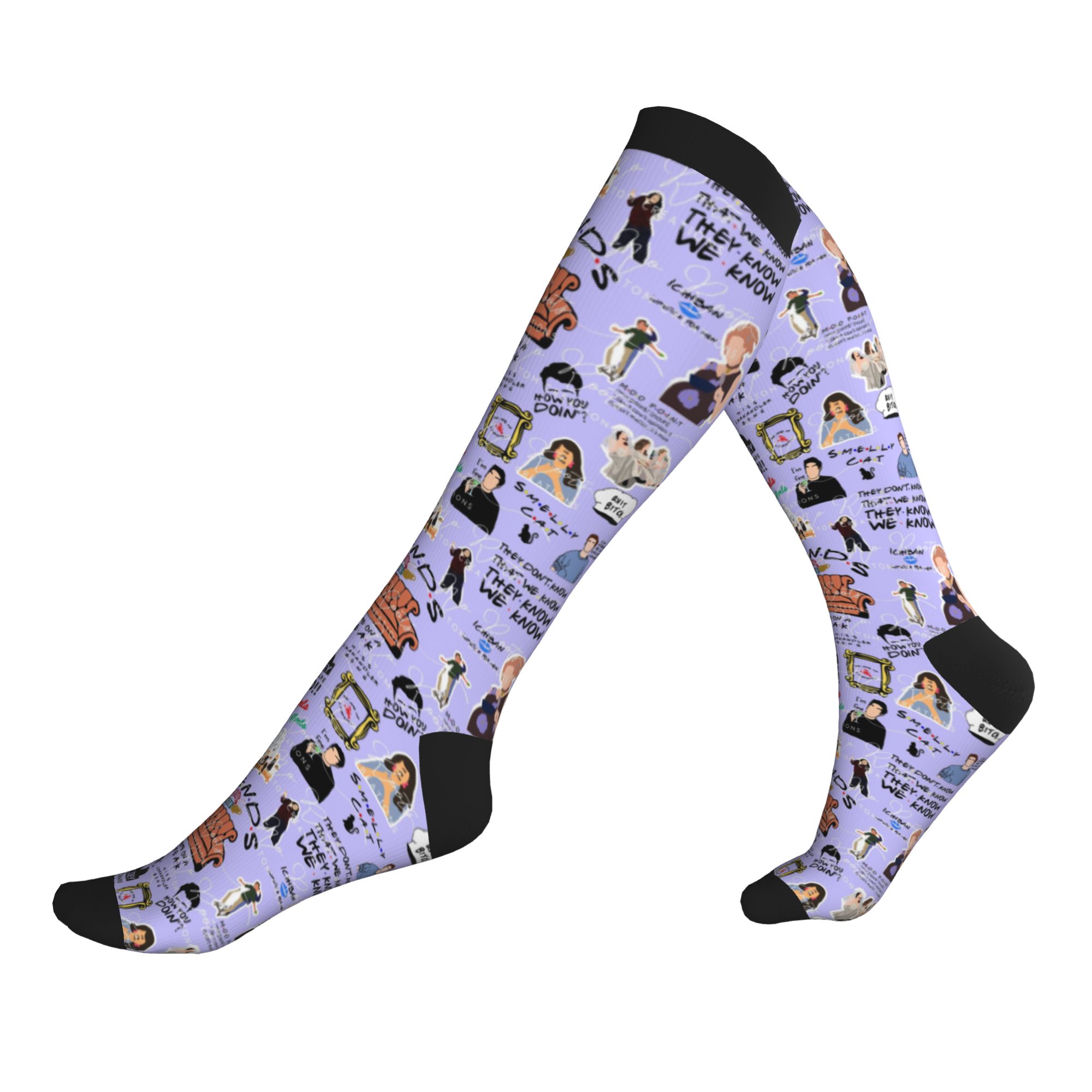 Friends Classic TV Show Men Wo - đánh giá và giá No Show Sock Women