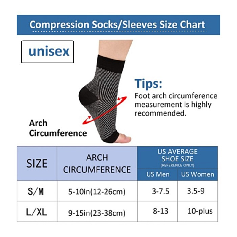 1Pair Ankle Brace Compression  - đánh giá và giá Ankle Brace Sock