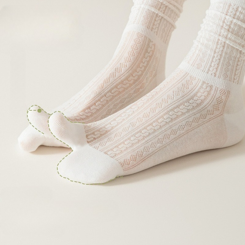 5 Pairs Split-toe Socks Women  - đánh giá và giá Toe Sock Split