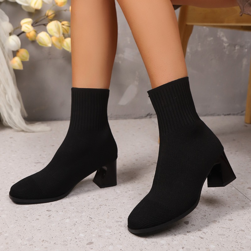 Women's Ankle Boots Knitted He - đánh giá và giá No Show Sock Women