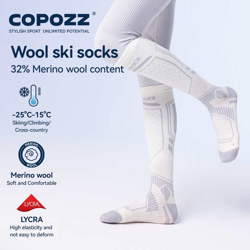 COPOZZ Merino Wool Winter Ski  - đánh giá và giá Thermal Sock Winter
