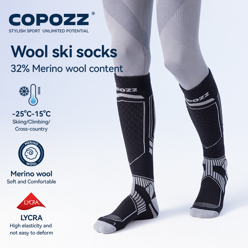 COPOZZ Merino Wool Winter Ski  - đánh giá và giá Thermal Sock Winter