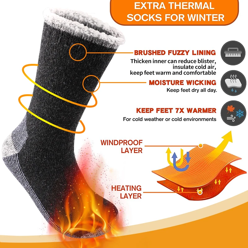 3Pairs High-Quality Thicken Wi - đánh giá và giá Thermal Sock Winter