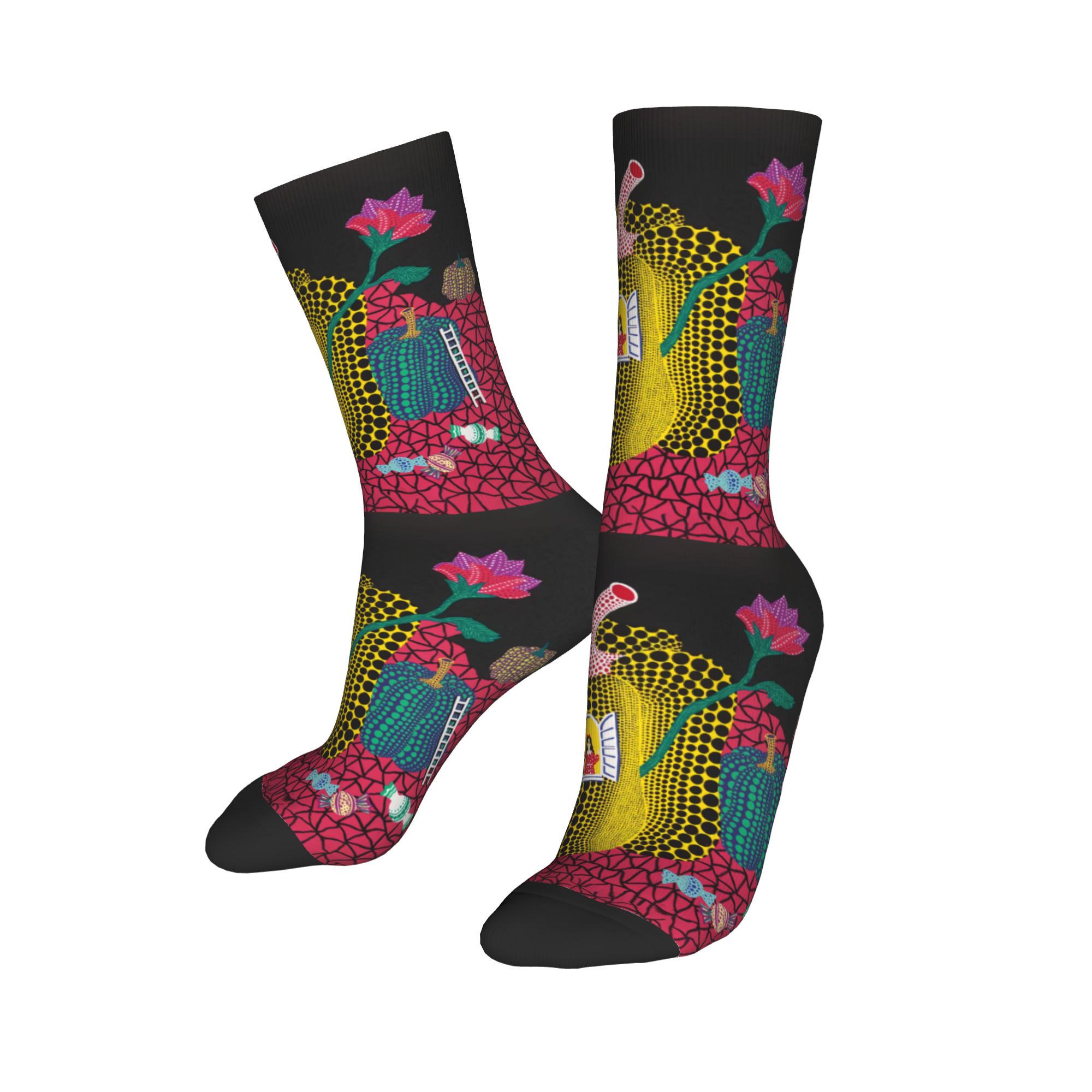 Custom Yayoi Kusama Abstract P - đánh giá và giá Dress Sock Men