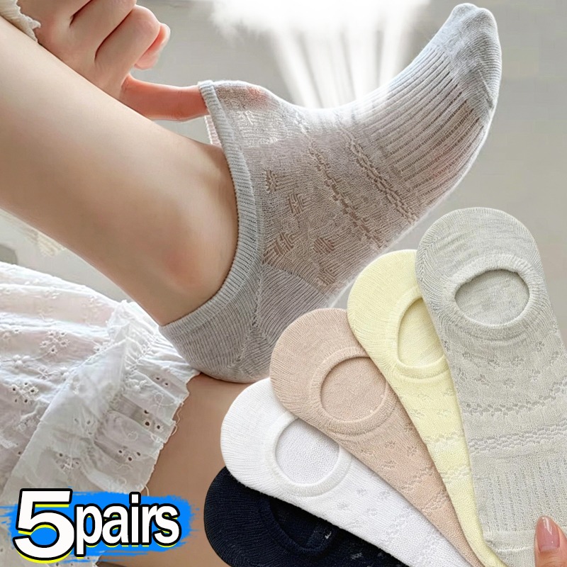 Lace Openwork Ballet Socks for - đánh giá và giá Invisibility Sock Loafer