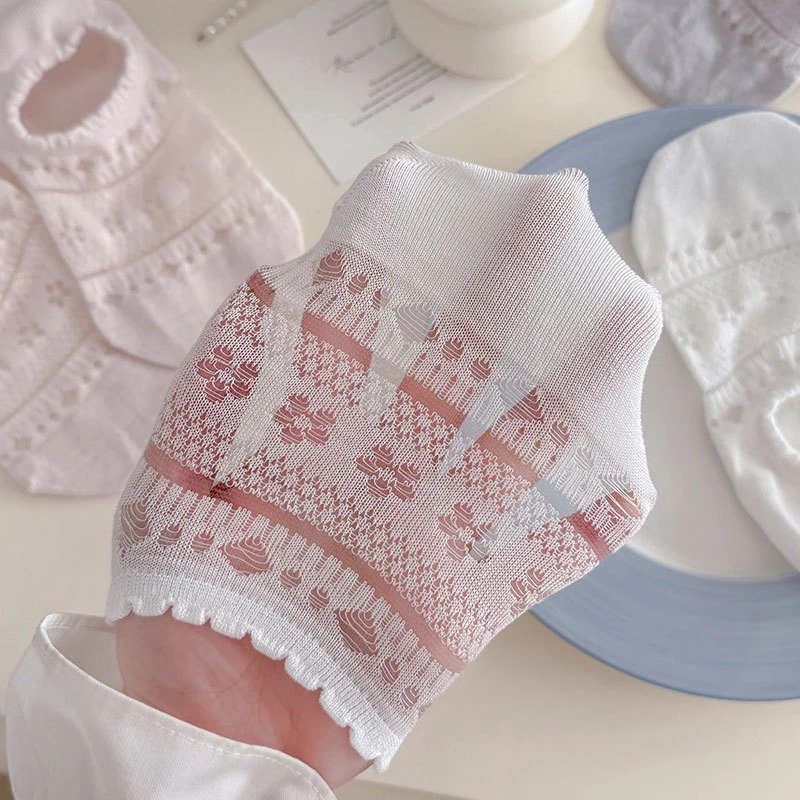 Lace Openwork Ballet Socks for - đánh giá và giá Invisibility Sock Loafer