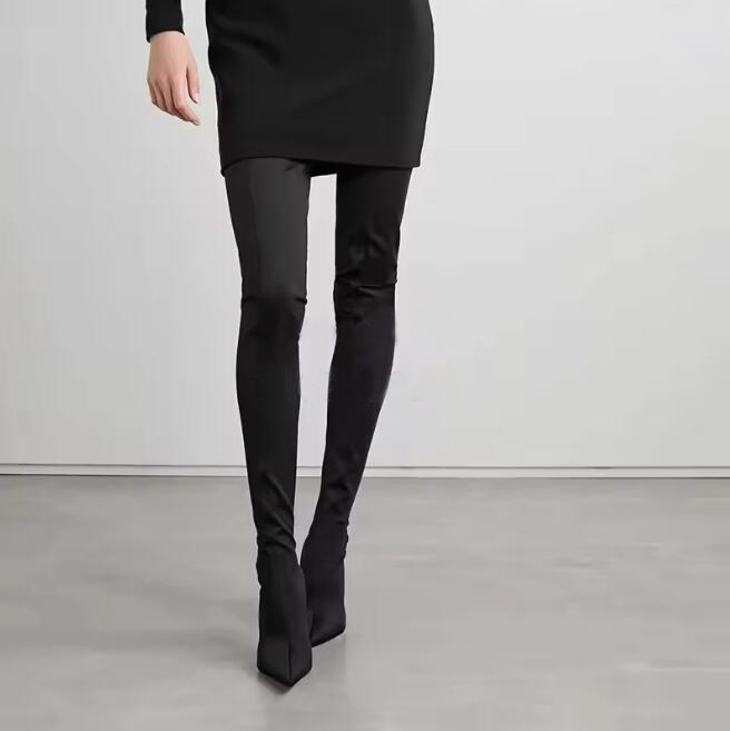 Sexy Leopard Over-the-Knee Str - đánh giá và giá Knee High Sock Women