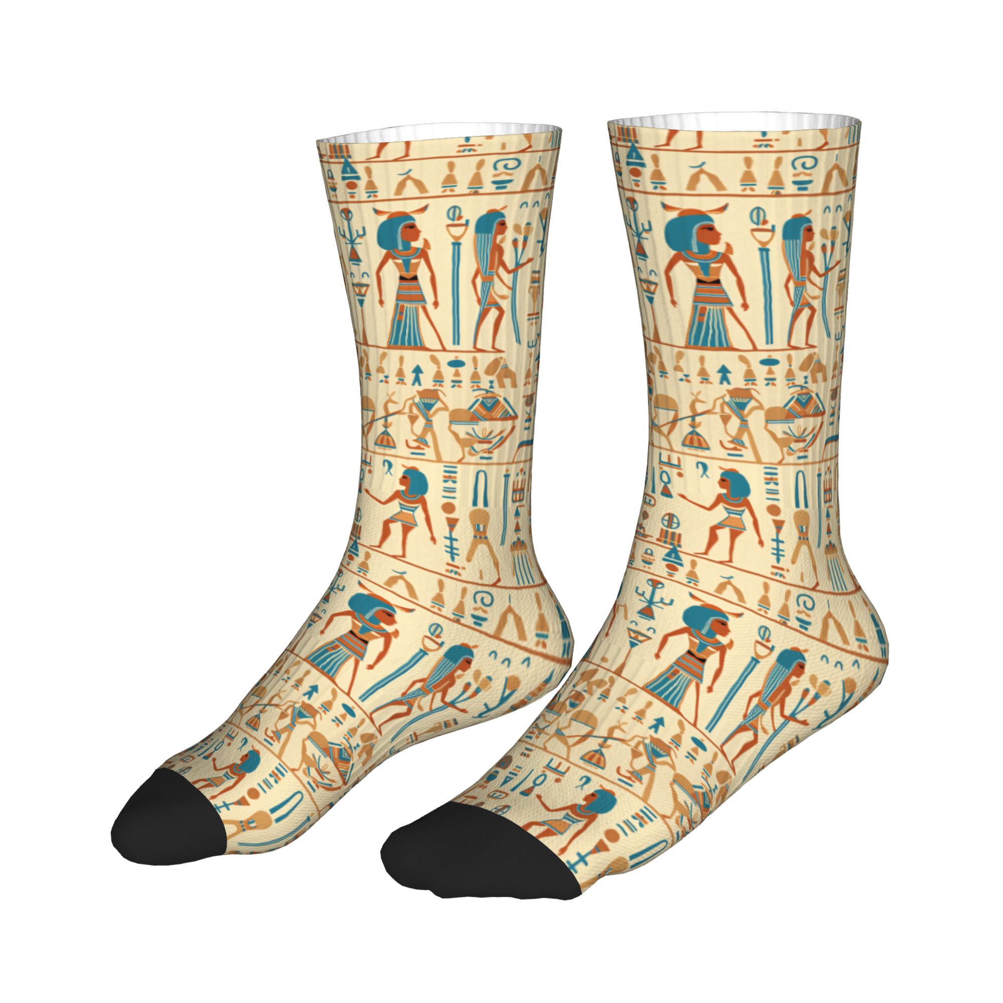 Egyptian Gods And Symbols Patt - đánh giá và giá Dress Sock Men