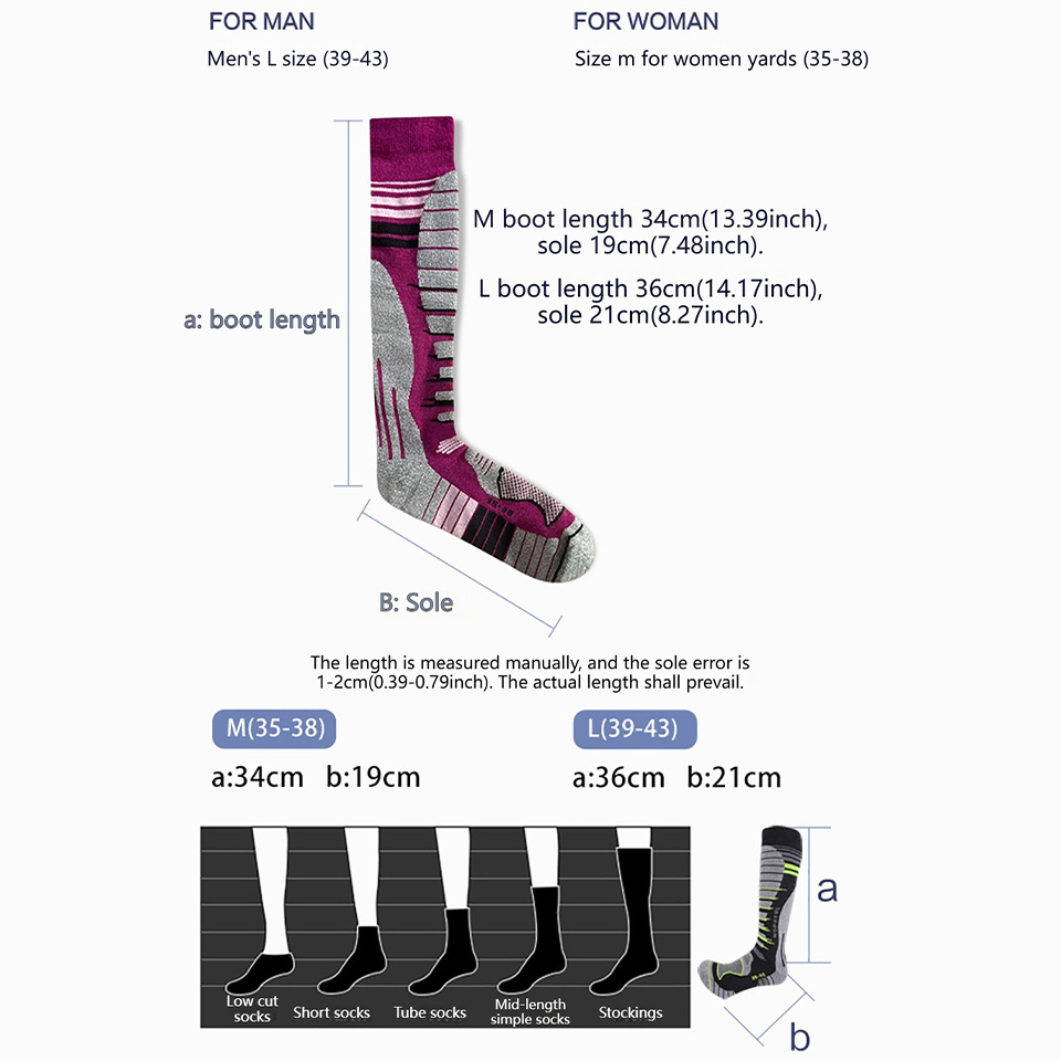 GTUBIKE 1 Pair New Merino Wool - đánh giá và giá Wool Hiking Sock