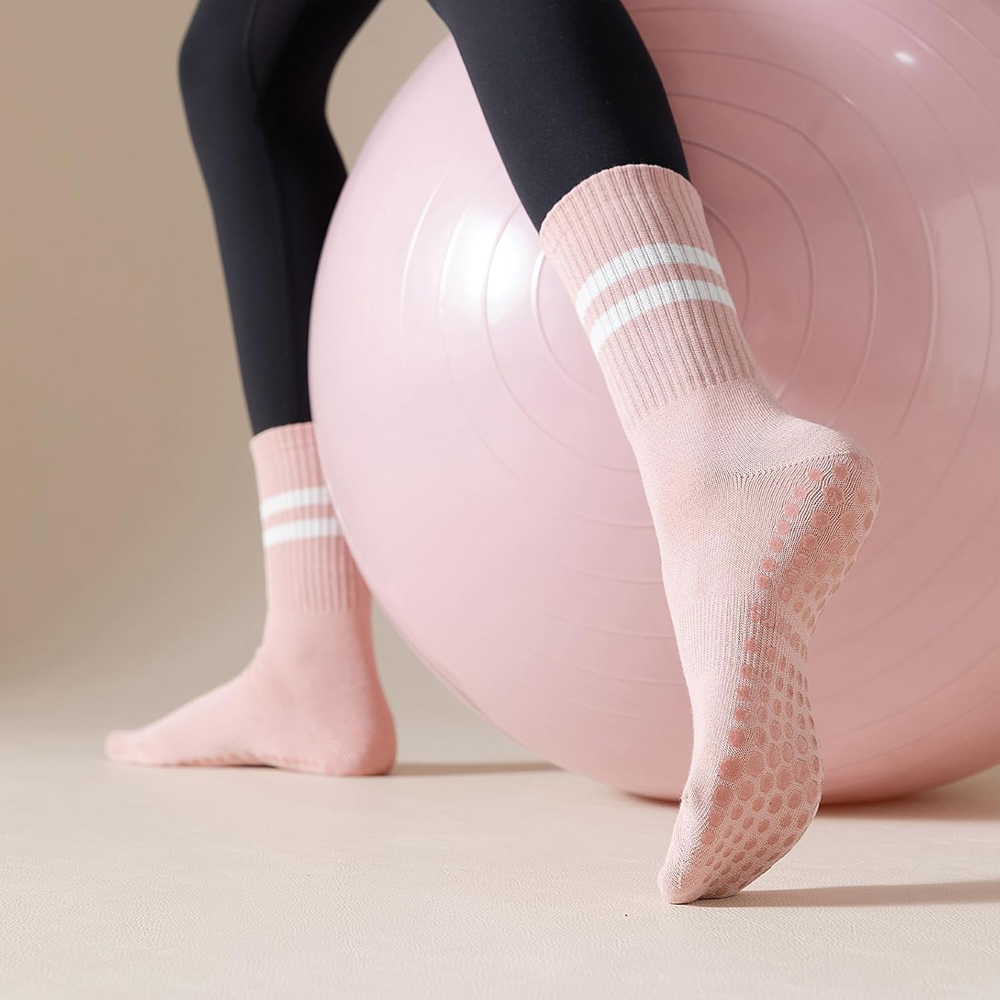 Yoga Pilates Socks with Grips  - đánh giá và giá Grip Sock Yoga