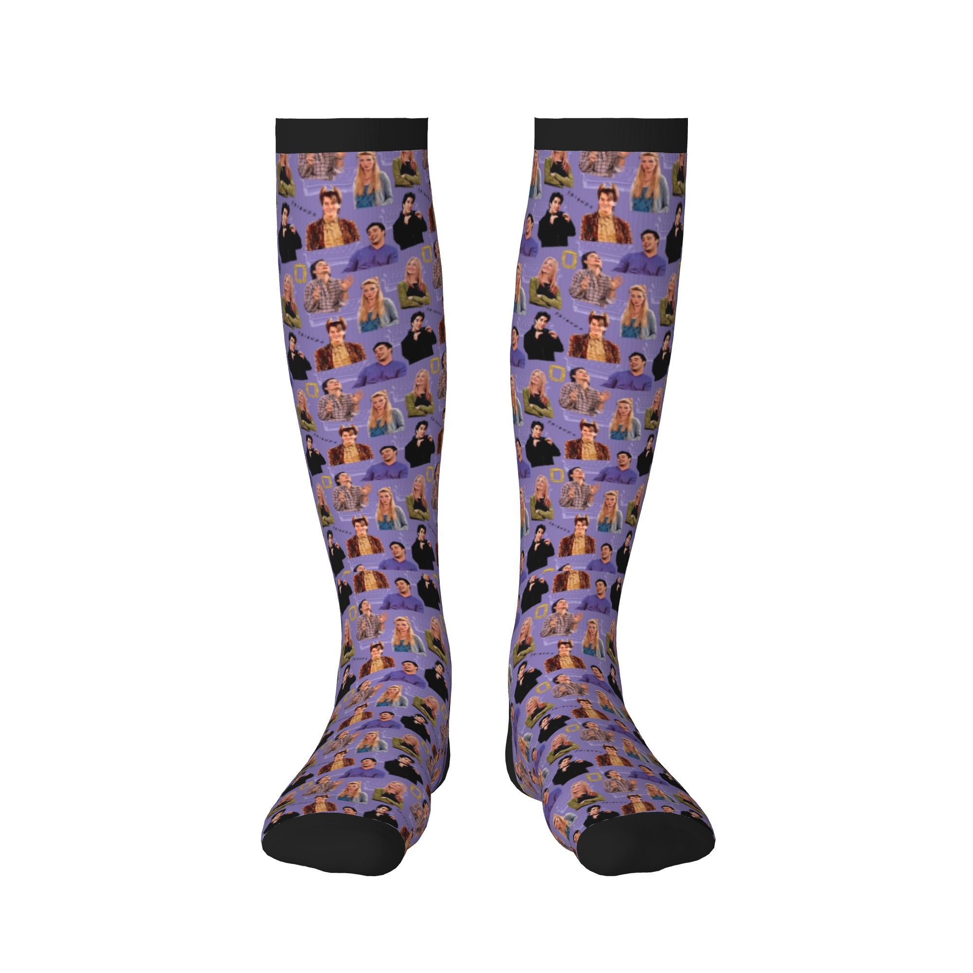 Friends Symbol Collage TV Show - đánh giá và giá No Show Sock Women