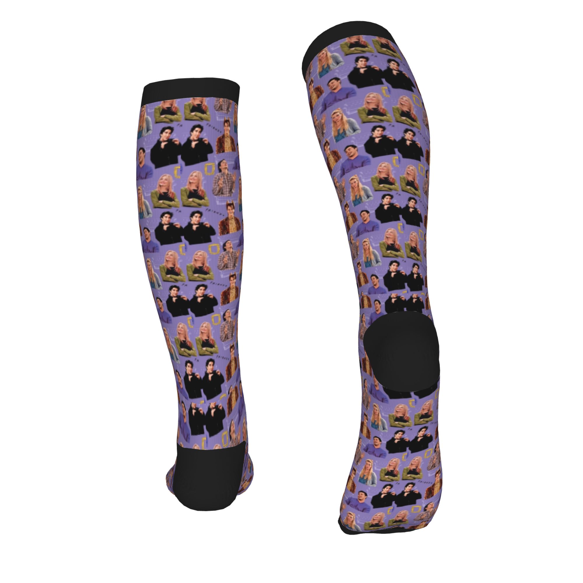 Friends Symbol Collage TV Show - đánh giá và giá No Show Sock Women