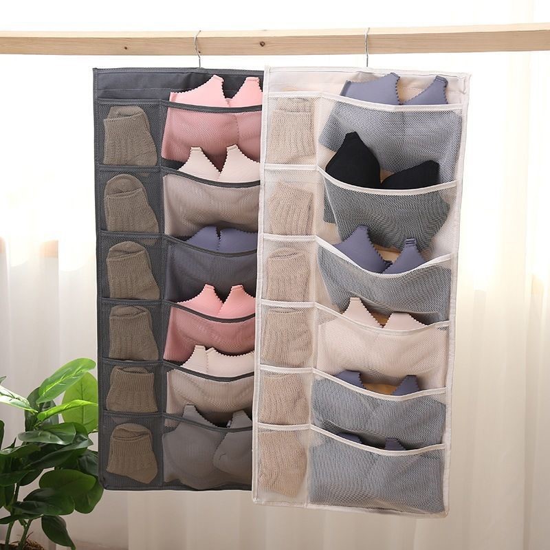 Wall Hanging Fabric Underwear  - đánh giá và giá Sock Organizer Tray