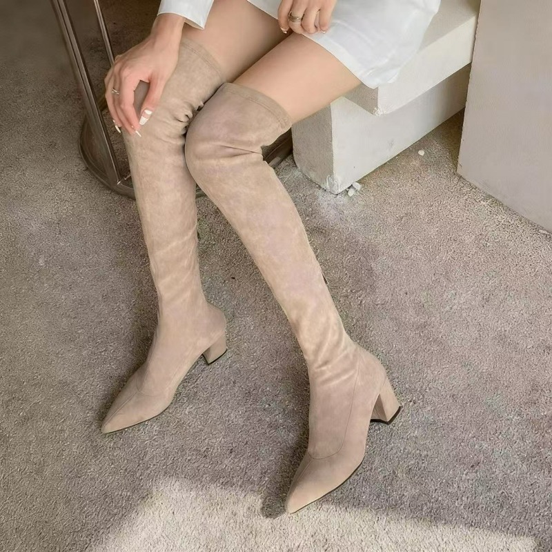 Sexy Women's Boots Pointed Toe - đánh giá và giá Knee High Sock Women