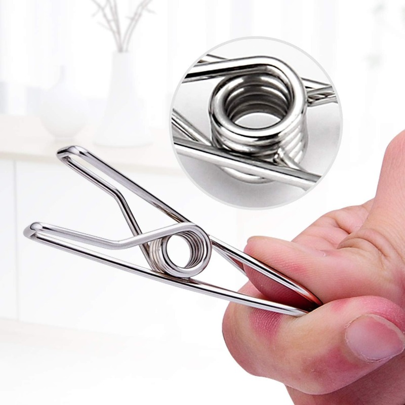 10/50PCS Stainless Steel Clips - đánh giá và giá Sock Organizer Tray
