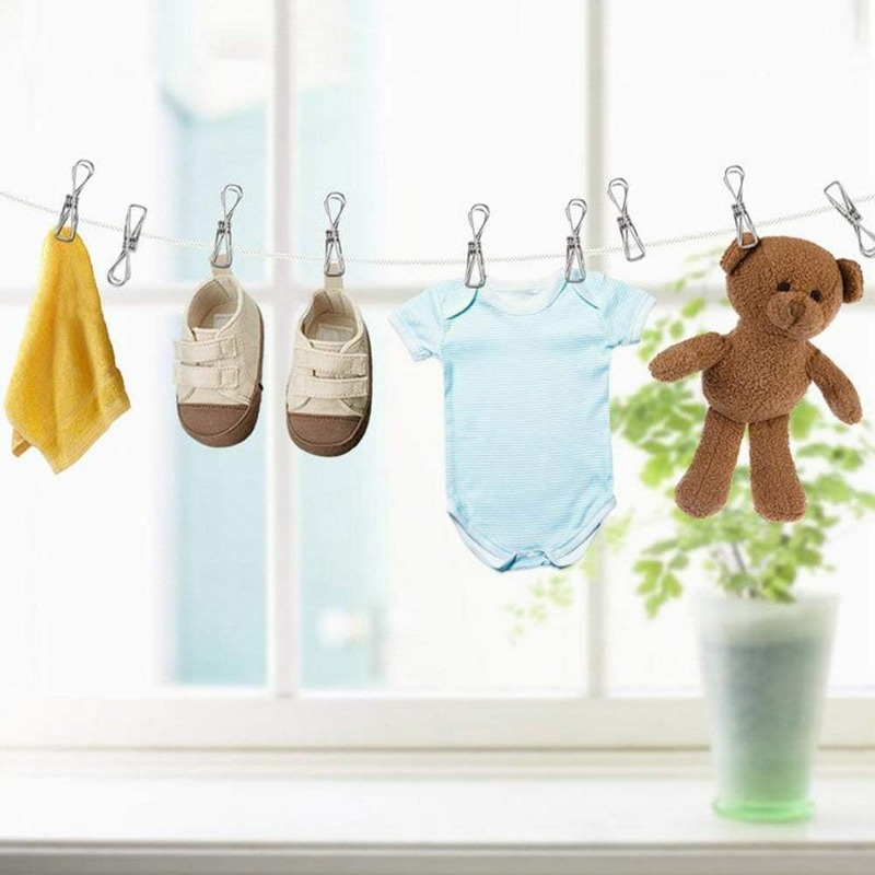 10/50PCS Stainless Steel Clips - đánh giá và giá Sock Organizer Tray