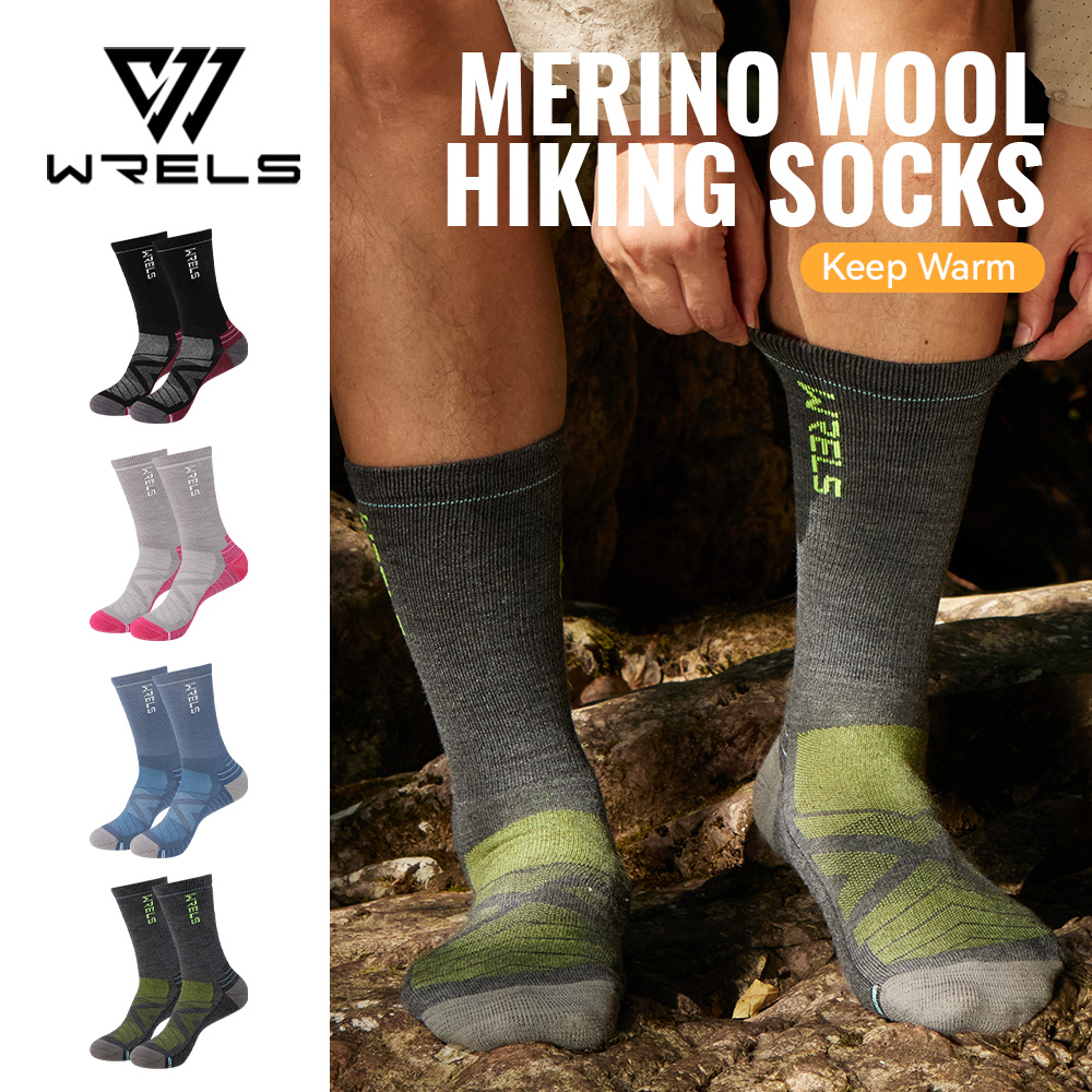 WRELS 1/2/3 Merino Wool Socks  - đánh giá và giá Wool Hiking Sock