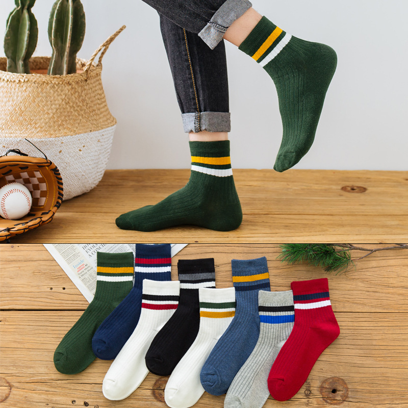3 Cặp/gói Cotton Tất Nam Thời  - đánh giá và giá Cotton Crew Sock Pack