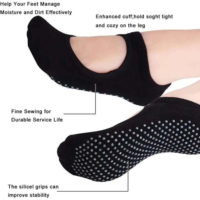 Backless Non-slip Fitness Yoga - đánh giá và giá Grip Sock Yoga