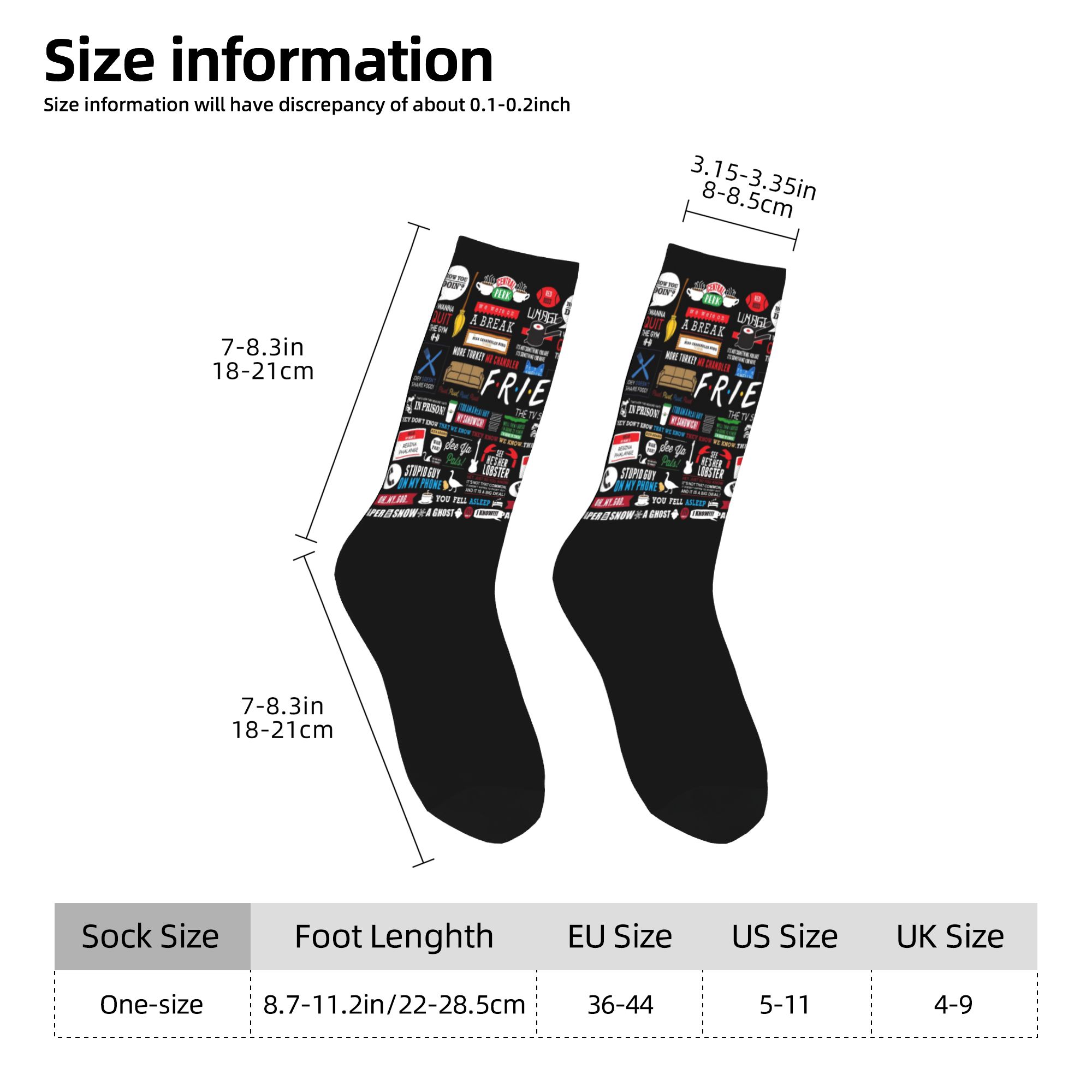 Custom Cute Funny TV Show Frie - đánh giá và giá No Show Sock Women